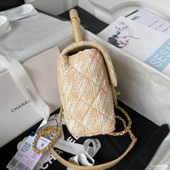 First Bag Ru HANDLE BAG TOP WITH FLAP CHANEL 0713